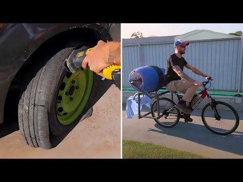 Mobile Washing Machine and other Inventions made out of Unnecessary things