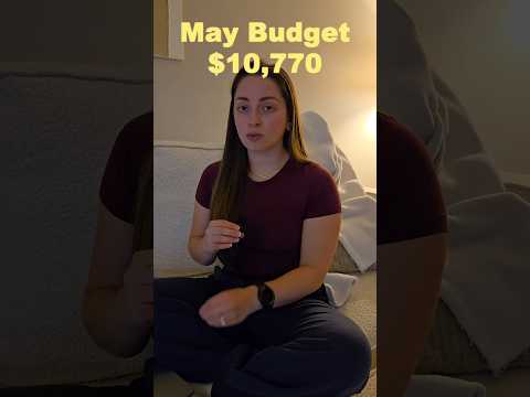 my $10,770 May budget breakdown