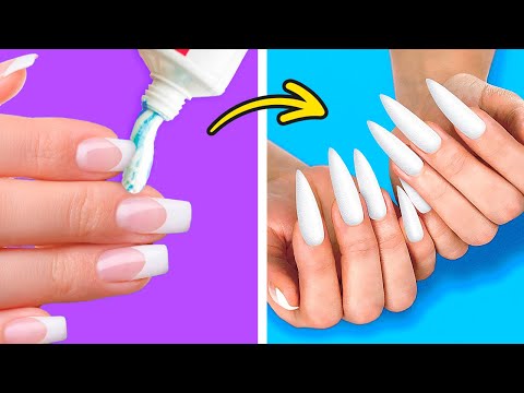 GENIUS MANICURE TECHNIQUES AND NAIL HACKS