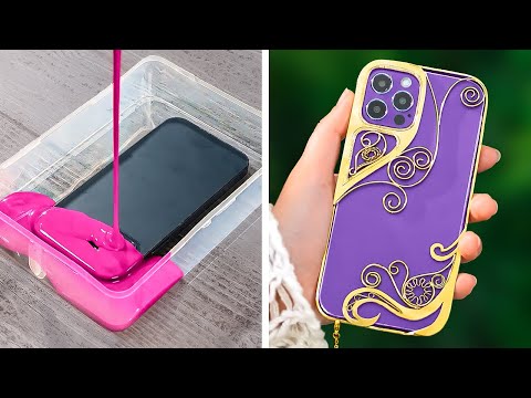 GOLDEN IPHONE CASE MADE BY PROFESSIONAL | Greatest DIY Jewelry And Crafts Out Of Metal