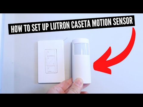 How To Set Up Lutron Caseta Motion Sensor & Occupancy Sensor