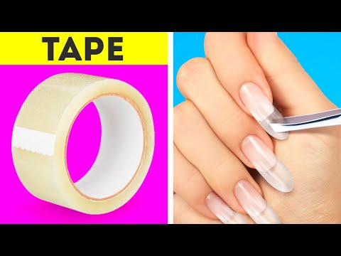 Сool nail art diy ideas and nail hacks