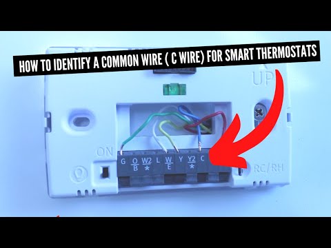 How To Identify A Thermostat Common Wire (C Wire) & What It Does For Smart Thermostats