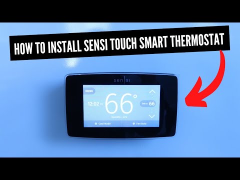 How To Install Sensi Touch Smart Thermostat (ST75)