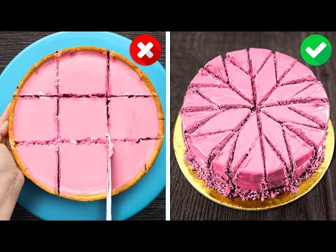 CAKE TUTORIAL FOR BEGINNERS | Mouth-Watering Food Recipes With Chocolate, Ice Cream And Jelly
