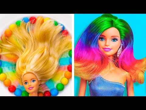 AWESOME BARBIE DOLL LIFE HACKS AND IDEAS