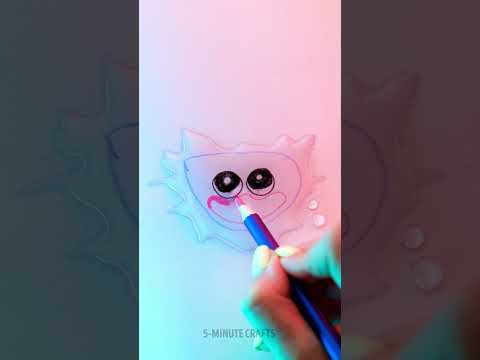 I LEARNED TO DRAW ON WATER | #shorts #wednesday #school