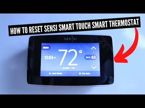 How To Factory Reset Sensi Touch Smart Thermostat