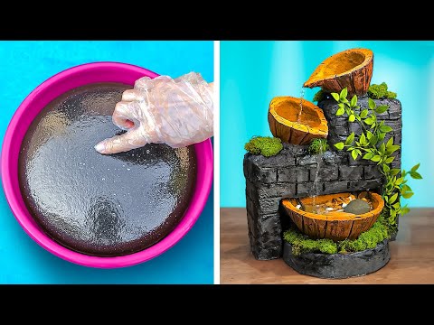 Cool Cement Crafts, Metal And Gypsum DIY Ideas To Decorate Your Place