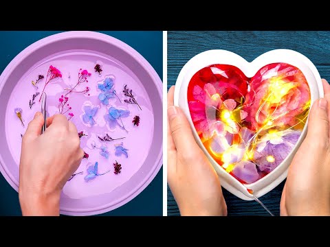 Cute And Mesmerizing Epoxy Resin Crafts, DIY Jewelry And Accessories To Make Yourself