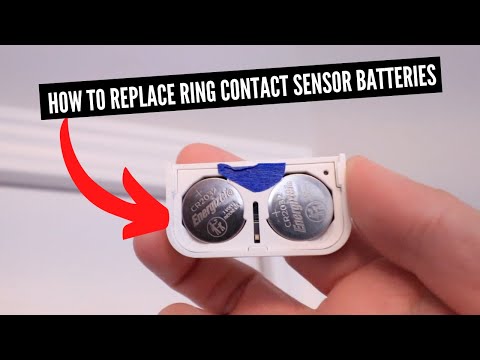 How To Replace Ring Alarm Contact Sensor Batteries (2nd Generation)