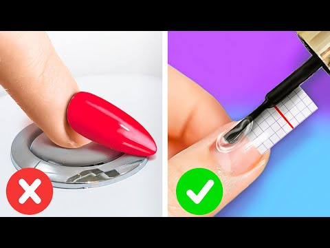 COOL NAIL ART IDEAS AND MANICURE HACKS YOU SHOULD TRY!