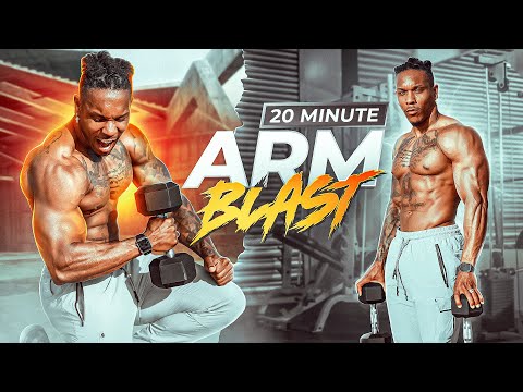 20 MINUTE BICEP AND TRICEP WORKOUT(DUMBBELLS)