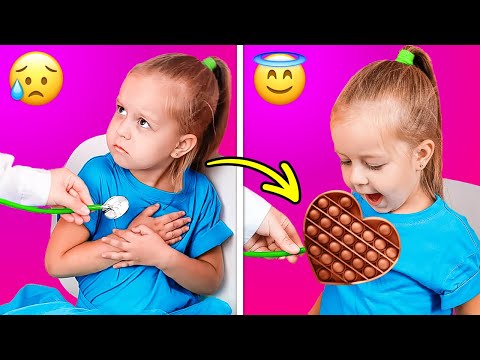 KIDS VS. DOCTORS | Cute Hacks For Smart Parents And Colorful DIY Crafts For Your Kids