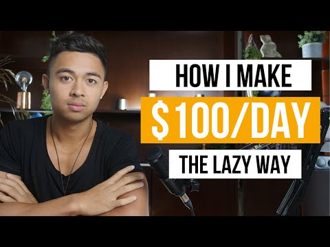 Laziest Passive Income Ideas For Beginners ($100/day+)