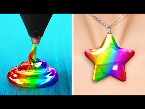 Colorful Glue Gun, Paper And Resin Crafts And DIY Ideas That You Will Adore