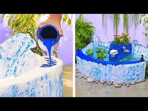 Amazing Backyard Projects on a Budget || Decorate your Yard with Aquarium