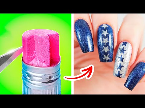 TRENDY MANICURE IDEAS AND NAIL HACKS