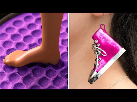 MINI SNEAKERS EARRINGS! Stunning And Cheap DIY Accessories And Home Decor By Professionals
