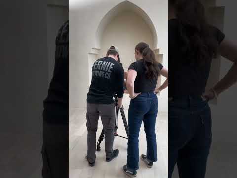 BTS of shooting with our new trainer! #bts