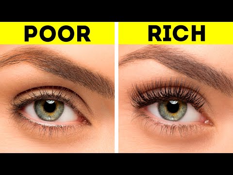 Rich vs poor : Cool Beauty Hacks