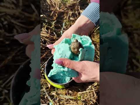 I found a meteorite! Look what I've done with it! #shorts