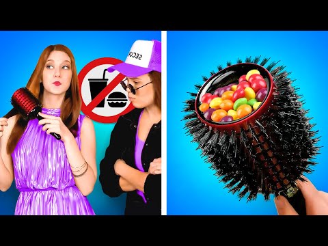 HOW TO SNEAK FOOD FROM ANYONE? Clever Food Hacks And Awkward But Funny Situations