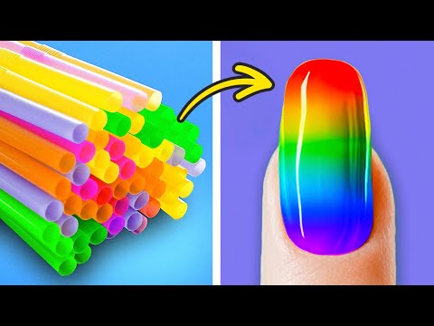 COLORFUL MANICURE IDEAS AND NAIL HACKS YOU CAN'T MISS