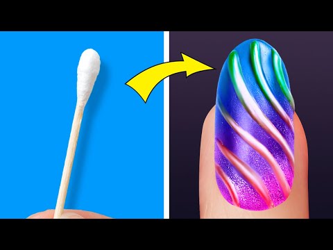 SIMPLE NAIL ART IDEAS AND HACKS YOU NEED TO TRY
