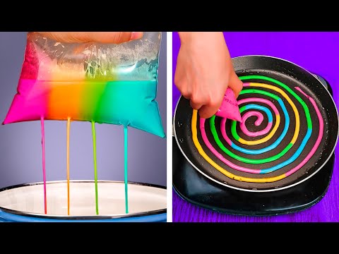 COOL RAINBOW COOKING HACKS AND KITCHEN TRICKS