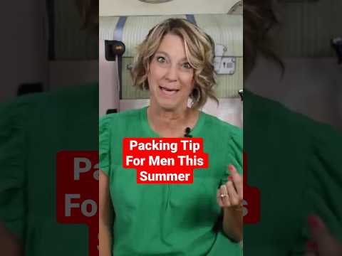 Packing Tip for Men This Summer Vacation #shorts #travelshorts