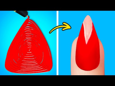 FLAWLESS NAIL ART DIY IDEAS AND HACKS