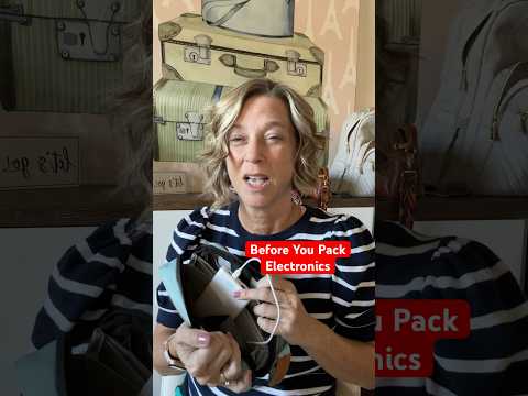 Before You Pack Electronics for a Flight #packingtips