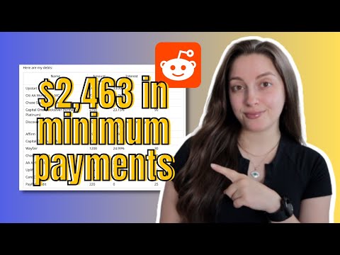 $2,463 in Minimum Payments 😱 | REDDIT