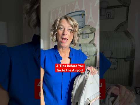 4 Travel Tips BEFORE You Go to the Airport #shorts