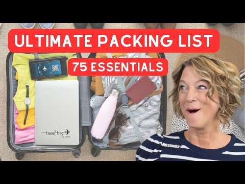 Packing List for Travel Essentials (75 Items)