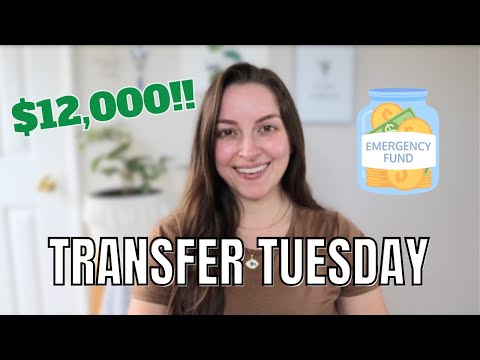 Transfer Tuesday | EMERGENCY FUND ✅ $12,000!