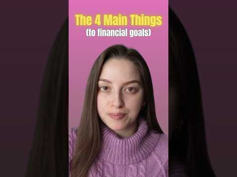 There Are Four Main Things To Financial Goals
