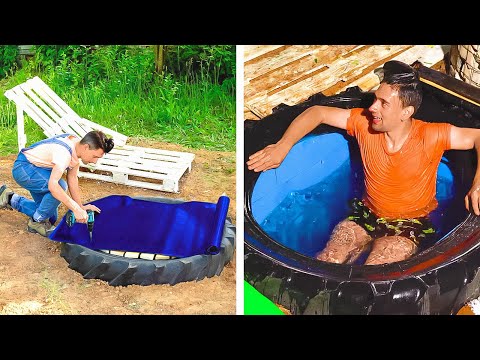 Backyard pool and other hacks for your Yard and Garden