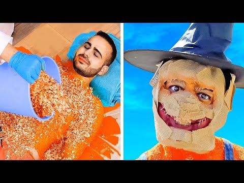 I turned into Scarecrow! Crazy Cosplay ideas for your parties