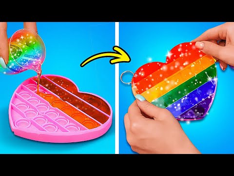 Polymer clay VS Epoxy resin. Bright Crafts and Home Decor ideas