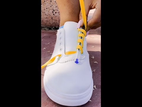 🌴Transform your run with this creative shoelace-tying method! #localsorg #shorts