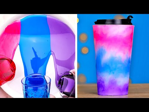 Bright Epoxy Resin Art. Jewelry, Accessories, Furniture, Decor