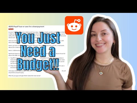 You just need a budget!! | REDDIT $ REVIEW