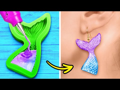 3D VS Epoxy Resin VS Polymer Clay. DIY Jewelry, Accessories, Decorations