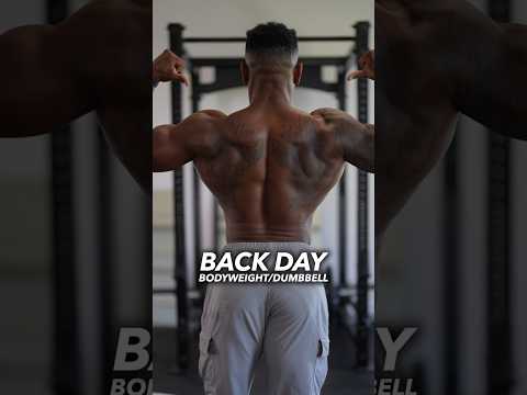 BACK DAY(BODYWEIGHT & DUMBBELLS) FUELED BY @CelsiusOfficial  #CELSIUSBrandPartner #CELSIUSLiveFit