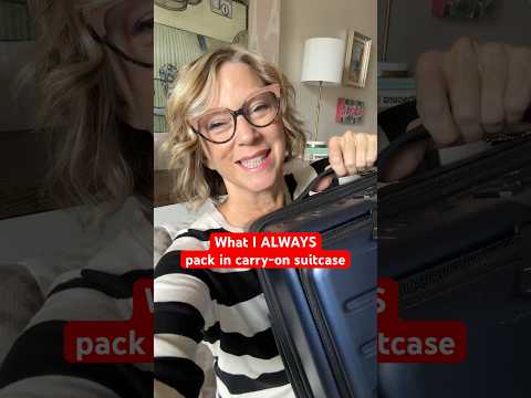 What I Always Pack in Carry-On Suitcase #shorts #traveltips