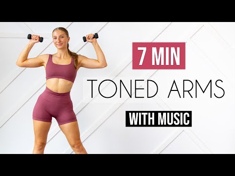 7 MIN TONED ARMS WORKOUT – with Music & Beeps (Dancer Arms)