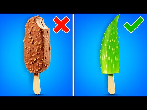 Aloe Ice cream. Sweet Ice cream recipes