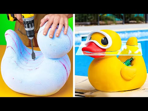Duck Table VS Epoxy Table. Unique Furniture Projects for your Home